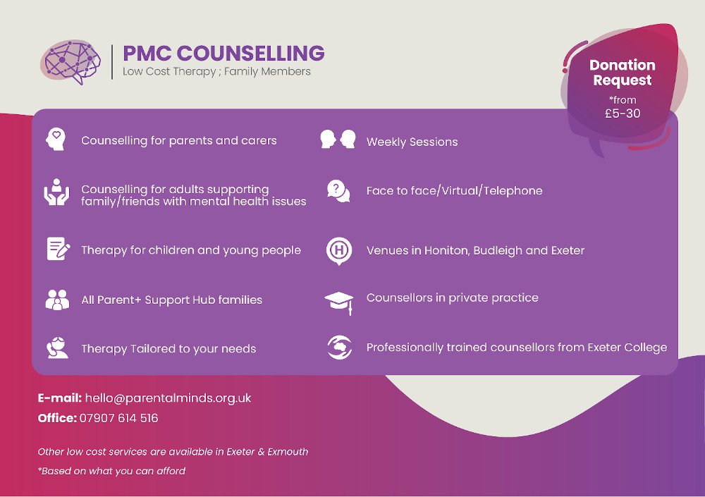 Parental Minds Counselling service - Counselling for parents and carers